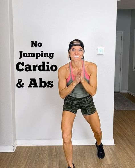 Andrea -Mom Fitness: Diastasis, Postpartum & More on Instagram: "Do you prefer high impact or low impact cardio? Or maybe your more of a “don’t put me down for cardio” vibe? 😂🙌❤️ Sound on for form cues! But really let me know which you prefer I will film another cardio one based on your feedback. This is perfect for small spaces, need something gentle on the joints, or it’s too cold for a run. Plus some simple ab movements for your obliques and rectus abdominal weaved in too! You can wor Cardio Not Running, Knee Squats, Weight Training Women, Mom Fitness, Ab Day, Cardio Abs, Low Impact Cardio, Kickboxing Workout, Diastasis Recti