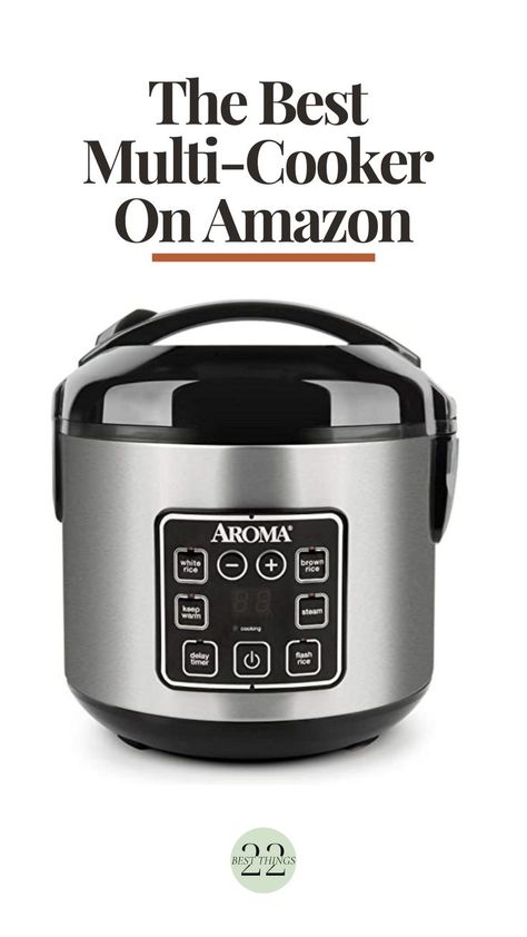 Timing your food correctly doesn’t always work out. Sometimes no matter how hard you try, something always ends up going cold while you’re waiting for the rest of your food to cook. This is why Aroma Housewares Cooker & Food Steamer is a complete game-changer. Aroma Multi Cooker Recipes, Instant Pot Steamer Basket Recipes, Aroma Rice Cooker Recipes Easy, Recipes For Aroma Rice Cooker, Mandu Rice In Rice Cooker, Aroma Rice Cooker Instructions, Multi Cooker Recipes, Amazon Kitchen Gadgets, Steamer Recipes