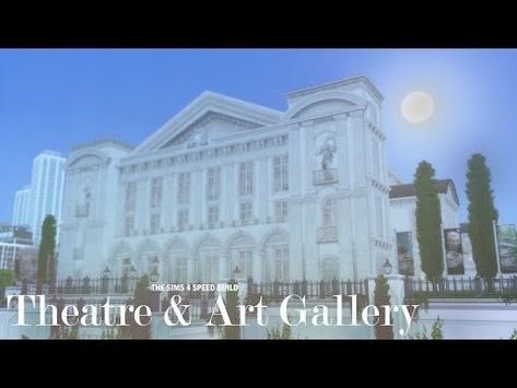 Get more from Saeryal on Patreon Sims 4 Theatre, Theatre Art, Sims 4 Speed Build, Sims Houses, Theatre Arts, Build Something, Sims House, Sims Mods, The Sims 4