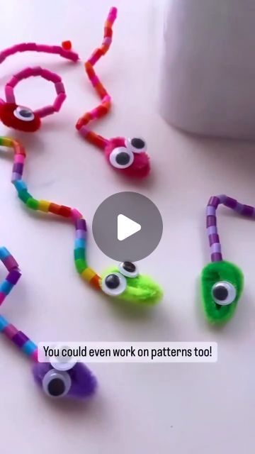 Preschool Crafts & Activities on Instagram: "🐍 Bead Snakes!! 🐍  You’ll need: 🐍 Pipe Cleaners 🐍 Beads 🐍 Glue 🐍 Googly eyes (optional but snakes do kinda need eyes 👀)  Great craft by @the.littles.learn . . . . . #craftsforkids #kidscrafts #indooractivitiesforkids #indooractivity #recycleandplay #recycledcrafts #getcreativewith #preschoolcrafts #easycrafts #invitationtoplay #invitationtocreate #learningthroughplay #letthemplay #indooractivities #montessoriathome #ideasforkids #craftingwithkids #creativekids #createeveryday #makecreateplay #everydayplayhacks #recyclecraft #kidscrafts101 #kidsideas #recycle #playideas #montessori #diytoys #funforkids #mrmintz" Preschool Bead Crafts, Beading Activities For Preschoolers, Snake Craft Preschool, Snake Activities Preschool, Snake Crafts For Kids, Googly Eyes Crafts, Preschool Crafts Activities, Discovery Activities, Googly Eye Crafts