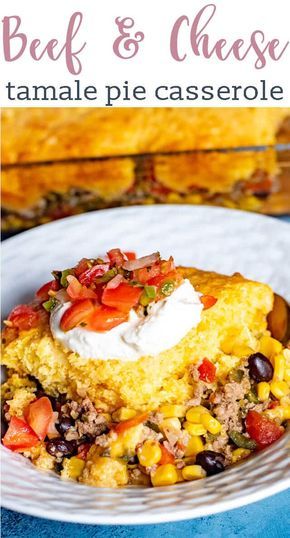 Beef Tamale Pie, Mexican Cornbread Casserole Recipe, Cornbread Topping, Easy Tamales, Mexican Cornbread Recipe, Mexican Cornbread Casserole, Tamale Pie Recipe, Casseroles Recipes, Cheesy Cornbread