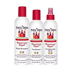 Fairy Tales Rosemary Repel Shampoo 12oz, Conditioner 8oz, & Conditioning Spray 8oz TRIO Set Lice Spray, Lice Shampoo, Rosemary Tea, Shampoo And Conditioner Set, Peppermint Leaves, Organic Herbs, Natural Herbs, Nourishing Hair, Anti Frizz Products