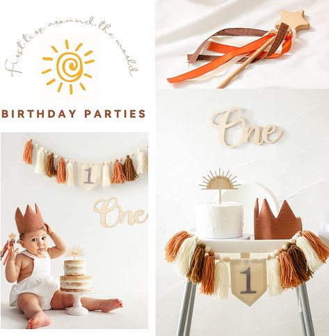 One Year High Chair Decoration, Diy Highchair Birthday Banner, Highchair Decor 1st Birthday, High Chair Decorations 1st Birthday, First Birthday High Chair Decoration, 1st Birthday Hats, Baby Birthday Decorations, Birthday Highchair, Birthday Photo Banner