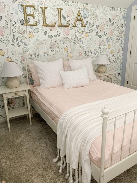 New Beddy's Bedding Girl Print- Part 2 | Bless This Nest Beddys Bedding Girl Rooms, Focal Point Wall, Beddys Bedding, Bed For Girls Room, Pink Bedding Set, Euro Pillow Covers, Pretty Bedding, Zipper Bedding, Girl’s Room