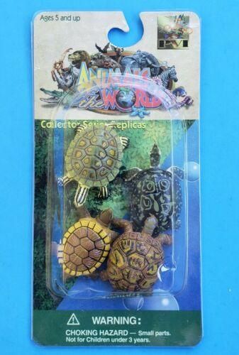 RARE PV Play Visions 1996 Turtle Set MOC Animal Figures Alligator Snapping Turtle, Eastern Box Turtle, Ps4 Controller Custom, Zoo Art, Animal Birthday Cakes, Turtle Sculpture, Giant Tortoise, Snapping Turtle, Box Turtle