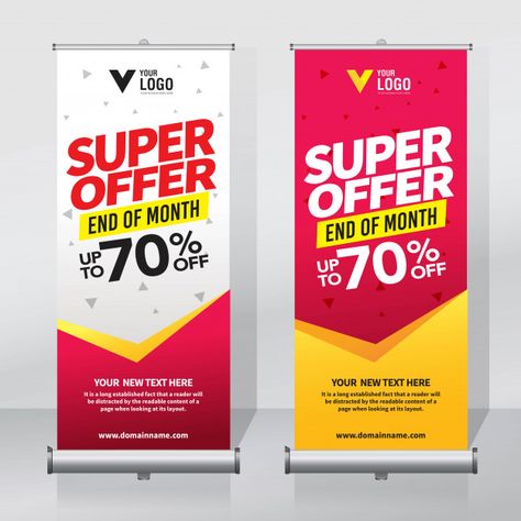 Rollup Design, Standing Banner Design, Rollup Banner Design, Roll Banner, Standee Design, Yellow Business Card, Rollup Banner, Roll Up Banner, White Business Card