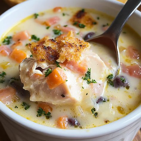 Delicious Chicken Cordon Bleu Soup Recipe – Easy to Make Chicken Cordon Bleu Soup Recipe, Chicken Cordon Bleu Soup, Cordon Bleu Soup, Soup Recipe Easy, Soup Creamy, Comforting Soup, Chicken Cordon, Chicken Cordon Bleu, Soup Dinner