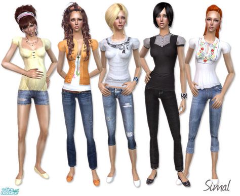 5 new maternity friendly outfits with comfy flats. Have fun!  Found in TSR Category 'Sims 2 Clothing Sets' Sims 2 2000s Cc, Sims2 Cc Clothing, Sims 2 Maternity, Sims 3 Maternity Clothes, Sims 2 Maternity Clothes, Sims 2 Cc Free Lots, Comfy Flats, Sims 2, Sims 4 Mods