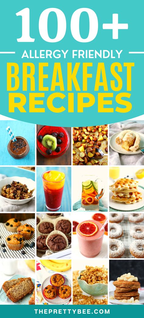 Allergy Friendly Breakfast, Nut Free Breakfast, Peanut Free Desserts, Egg Free Breakfast, Sugar Free Sweets, Nut Free Recipes, Gluten Free Egg Free, Egg Free Recipes, Allergy Free Recipes