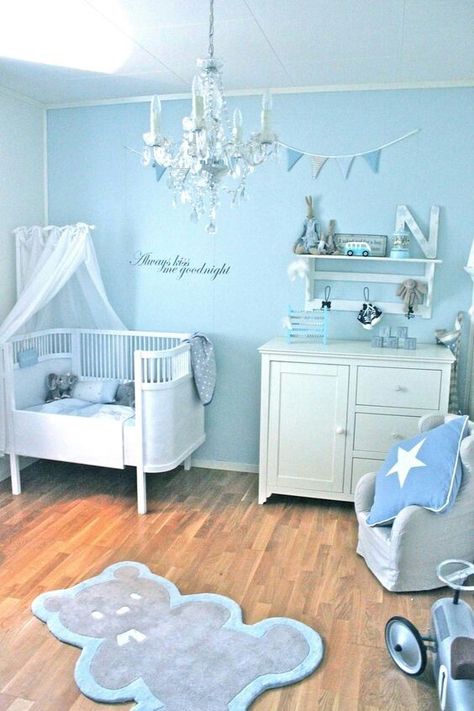 Baby Boy Blue Nursery, Boy Nursery Design, Baby Blue Nursery, Blue Nursery Boy, Baby Boy Room, Blue Nursery Decor, Baby Boy Bedroom, Baby Boy Room Decor, Baby Boy Room Nursery