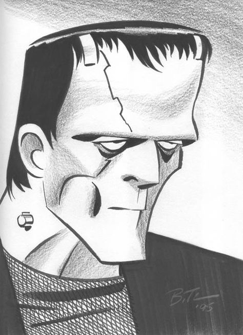 Frankenstein Frankenstein Art Character Design, Frankenstein Monster Character Design, Frankenstein Character Design, Frankenstein Drawing, Frankenstein Tattoo, Frankensteins Monster, Classic Monster Movies, The Modern Prometheus, Frankenstein Art