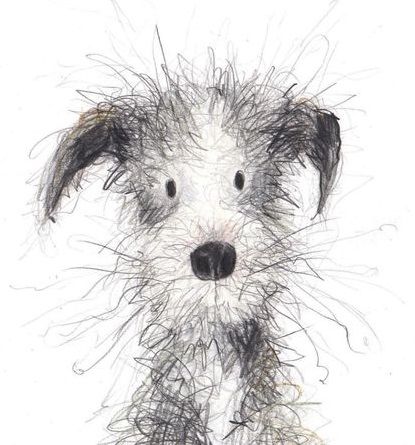 Scribble Art, 강아지 그림, Dog Drawing, Dog Paintings, A Drawing, Whimsical Art, 귀여운 동물, Animal Paintings, Dog Art