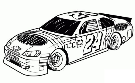 Racing cars coloring pages | Free download and print Car Coloring Pages Free Printable, Jeff Gordon Car, Race Car Coloring Pages, Car Coloring Pages, Cars Coloring, Kids Races, Lexus Lfa, Nascar Race Cars, Nascar Cars