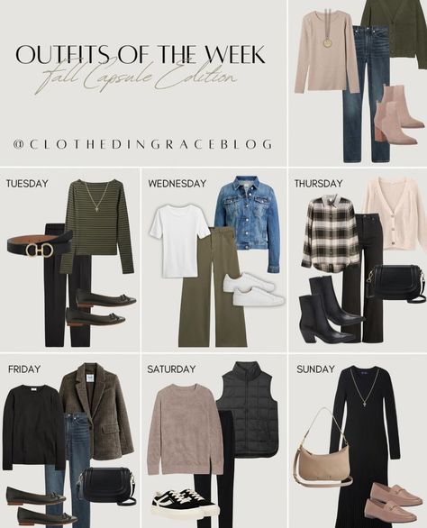 Good Witch Outfits, Witch Outfits, Week Of Outfits, Mom Outfits Fall, Simple Work Outfits, Monday Outfit, Womens Active Wear Outfits, Casual Outfits For Moms, Good Witch