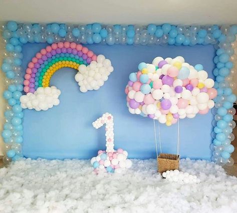 Bday Decoration, Rainbow Birthday Party Decorations, Birthday Party Rainbow, Ideas Birthday Party, Rainbow Themed Birthday Party, Unicorn Birthday Party Decorations, Girl Birthday Decorations, Birthday Party Theme Decorations, Rainbow Birthday Party