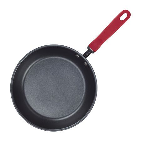 EASY RELEASE: Frying pan features PlatinumShield(tm) Technology enhanced black nonstick reinforced to be 9X harder than titaniumLONG LASTING: Durable hard-anodized skillet construction is 2X harder than stainless steelINDUCTION STRONG: Induction-suitable fry pan base features stainless steel plate for ultra strength and durabilitySUPERIOR HANDLING: Frying pan features double-riveted, stainless steel and silicone grippy handle; flared rim for easy pouringHEAT IT UP: Stove to oven specialist is ov Deep Frying Pan, Deep Frying, Fry Pan, Stainless Steel Plate, Rachael Ray, Steel Plate, Frying Pan, Deep Fried, Heat Resistant