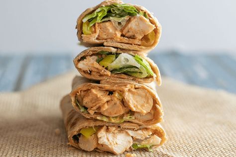 Sanford Profile Recipes, Profile Recipes Sanford, Profile By Sanford Recipes, Sanford Profile, Chicken Salad Wrap Recipe, Buffalo Chicken Wrap Recipe, Profile Recipes, Profile By Sanford, Buffalo Chicken Wrap