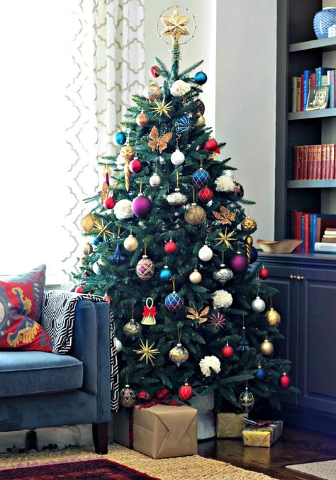 A dazzling, jewel toned Christmas Tree @fifthhouse Jewel Toned Christmas, Balsam Hill, Christmas Tree Inspiration, Christmas Feeling, Whimsical Christmas, Special One, Christmas 2024, Christmas Tree Themes, Christmas Mood