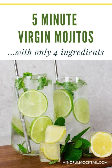 Virgin Drink Recipes, Non Alcoholic Mojito, Easy Mocktails, Virgin Mojito Mocktails, Mojito Drink, Recipe Photography, Easy Mocktail Recipes, Virgin Drinks, Mint Drink