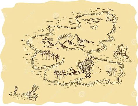 Sailing Ship Drawing, Treasure Map Drawing, Map Drawing Ideas, Pirate Ship Drawing, Planet Map, Pirate Map, Sea Map, Map Drawing, Map Sketch