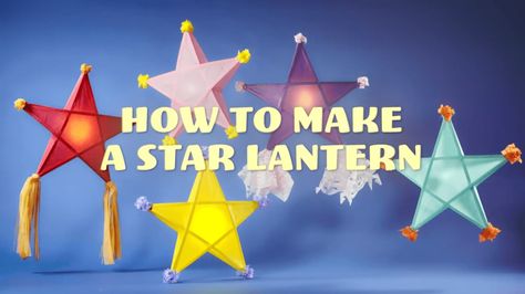 Disney's DIY Parol Tutorial Is Here To Help You Save Up Star Lantern Diy, Diy Parol, Parol Diy, Disney Tutorial, Filipino Parol, Christmas Parol, Filipino Christmas, Lantern Diy, Bethlehem Star