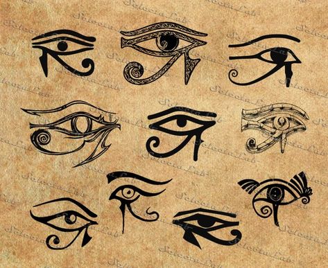 Acab Tattoo, Egyptian Eye Tattoos, Egypt Eye, Horus Tattoo, Starověký Egypt, Egyptian Eye, Egypt Tattoo, Muster Tattoos, Egyptian Scarab