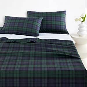 Plaid Bed Sheets, Masculine Bedding, Plaid Bed, Plaid Sheets, Log Bed, King Size Bed Sheets, Tartan Christmas, Shabby Chic Bedrooms, King Comforter