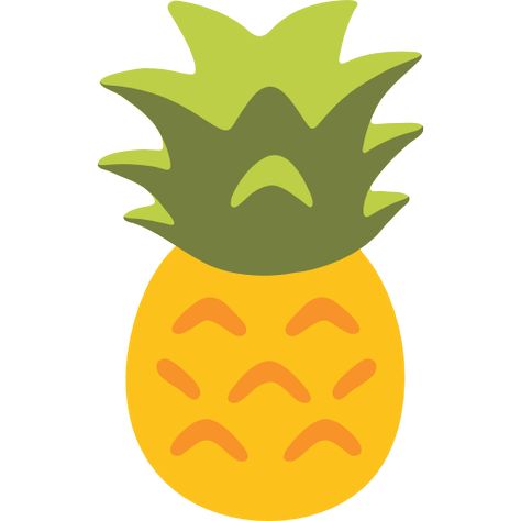 Pineapple Emoji Pineapple Emoji, Transparent Pictures, Pineapple Lovers, Big Size, Transparent Background, Pineapple, Herbs