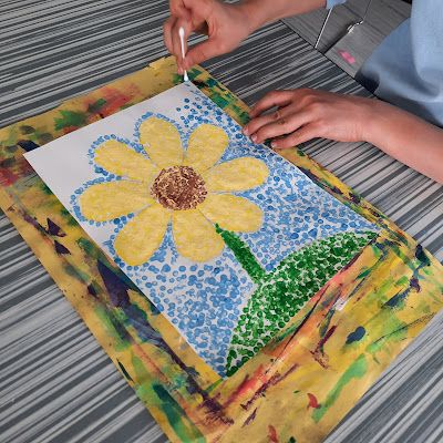 a faithful attempt: Sprint Pointilism Dot Paintings Pointillism Art Projects, George Seurat, Canadian Dollar, Art Lessons Middle School, 3rd Grade Art, Classroom Art Projects, Mount Royal, Canvas Art Projects, Wheel Art