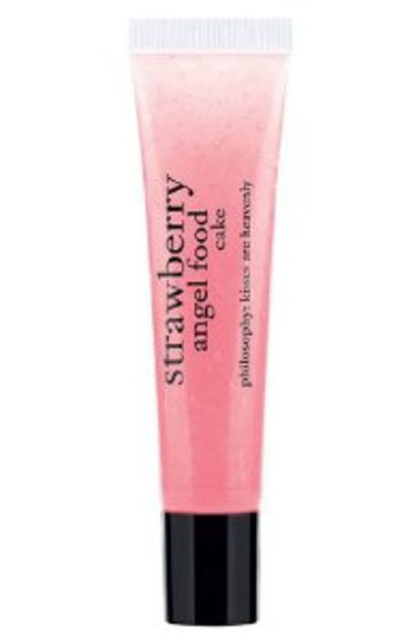 Philosophy Exclusive Strawberry Angel Food Cake Lip Shine Philosophy Strawberry, Philosophy Lip Gloss, Strawberry Angel Food Cake, Philosophy Beauty, Philosophy Products, Oil Lip Gloss, Make Up Aesthetic, Vanilla Birthday Cake, Shine Lip Gloss