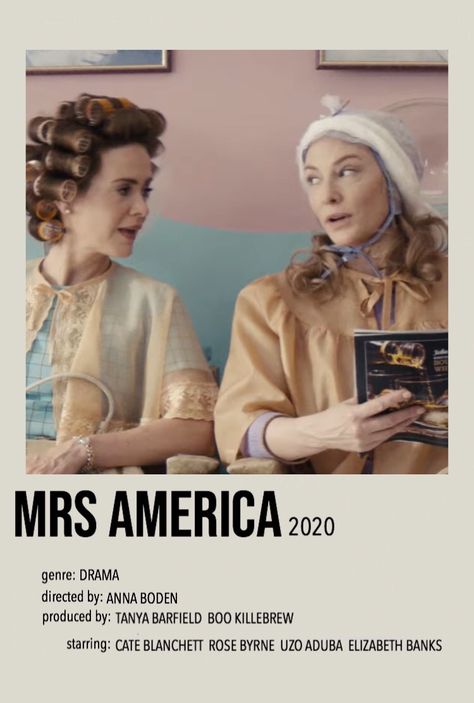 Mrs America, Show Posters, Movies To Watch Teenagers, Movie To Watch List, New Movies To Watch, Girly Movies, Film Posters Minimalist, Great Movies To Watch, Movie Covers