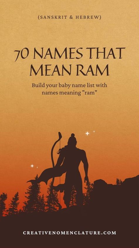 70 Names That Mean Ram (Sanskrit & Hebrew) Sanskrit Unique Words, Sanskrit Words With Meaning, Unique Sanskrit Words For Business, House Names Ideas Indian In Sanskrit, Sanskrit Names For House, Sanskrit Words For Business, Indian Names With Meaning, Sanskrit Boy Names, Sanskrit Names For Boys