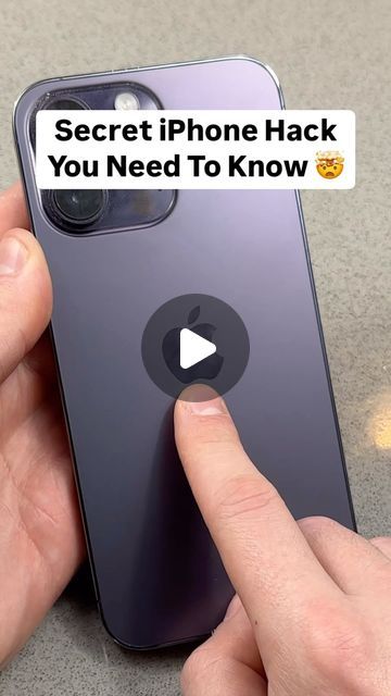 Amin Tips on Instagram: "Follow me @amintips for more tips! The logo on the back of your iPhone is actually a button 🤯 #iphonetips #iphonetricks #lifetips #lifehacks #doityourself #iphonetipsandtricks" Note Tutorial, Iphone Battery Life, Iphone Codes, Iphone Tutorial, Ipad Features, Iphone Tricks, Iphone Secrets, Iphone Information, Phone Info