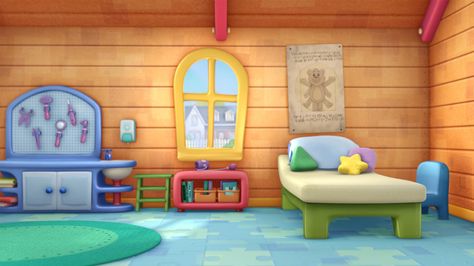 Doctor Mcstuffins, Playhouse Interior, Doc Mcstuffin, Play Food Set, Toddler Playroom, Backyard Renovations, Baby Shawer, Doc Mcstuffins, Kids Playhouse