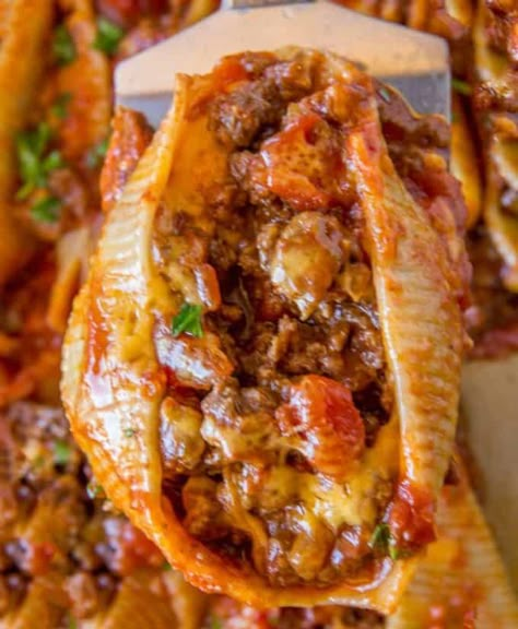 Taco Stuffed Shells Recipe, Stuffed Shells Beef, Homemade Taco Seasoning Recipe, Shells Recipe, Cheese Bake, Pasta Shells, Stuffed Shells Recipe, Taco Stuffed Shells, Stuffed Pasta Shells