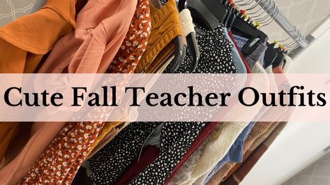 7 Cute Fall Teacher Outfit Ideas - Teach Without a Doubt Fall Outfits For Teachers Over 40, Casual Teacher Outfits Fall, Fall Teacher Outfits 2024, Comfy Fall Outfits For School, Black Teacher Outfits, Cute Comfy Fall Outfits, Fall Outfits For Teachers, Casual Teacher Outfits, Teacher Outfit Ideas