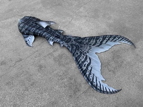 Shark Mermaid Tail, Finfolk Mermaid Tails, Mermaid Tail Aesthetic, Black Mermaid Tail, Siren Tail, Merman Tails, Lemon Shark, Shark Mermaid, Realistic Mermaid Tails