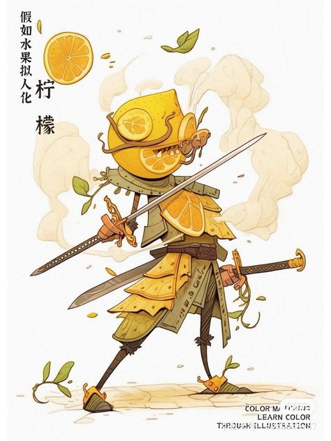 Cheese Character Design, Lemon Character Design, Cook Character Design, Vegetable Character Design, Fruit Character Design, Food Character, Fruit Character, Cartoon Sketches, Concept Art Character