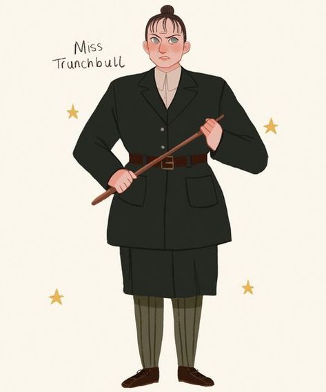 tessa sheehan (@acuriousquirrel) • Instagram photos and videos Matilda Roald Dahl Illustration, Matilda Fanart, Mrs Trunchbull, Matilda Characters, Matilda Jr, Matilda Movie, Matilda Wormwood, Matilda Costume, Miss Trunchbull