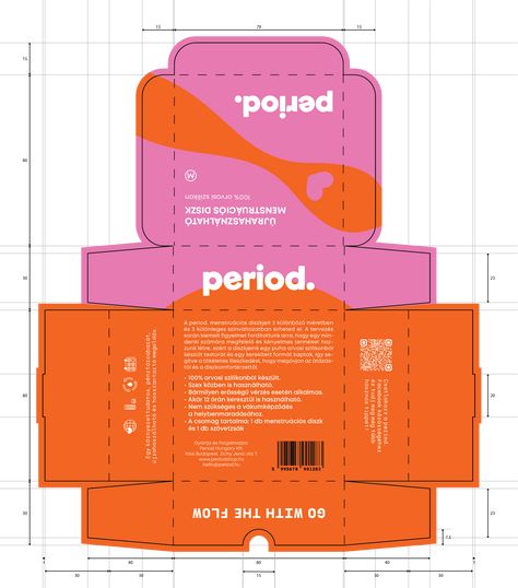 Period. – menstrual disk – Packaging Of The World Cosmetic Brand Packaging, Branding Ideas Packaging, Health Food Packaging Design, Graphic Box Design, Tampon Packaging Design, Pad Packaging Design, Period Packaging, Beauty Box Packaging, Poster Packaging