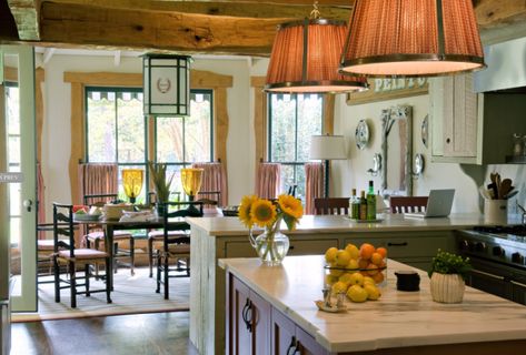 Designer Spotlight: Cathy Kincaid Cathy Kincaid, Kitchen Refacing, A Good Relationship, Quartz Kitchen Countertops, Cottage Rustic, French Country Kitchens, French Country Design, Charming Kitchen, Good Relationship