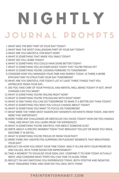 Journal Ideas Before Bed, Nightly Journal Prompts Christian, Night Pages Journal, Night Time Journal Prompts Aesthetic, Christian Night Journal Prompts, Nighttime Journaling Prompts, Late Night Journaling Prompts, Journaling Before Bed, Period Journal Prompts