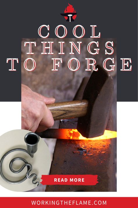 Tired of the same old forging routine? Explore 10 fresh ideas for 2024 and break free from the monotony! From useful tools to eye-catching art, discover new inspiration at the forge. Are you ready to ignite your creativity? #ForgeInnovation #CraftingFlames #BlacksmithingIdeas Forging Tools, Old Forge, The Forge, Blacksmith Projects, Railroad Spikes, Spring Boards, Round Bar, Cool Things, The Flame