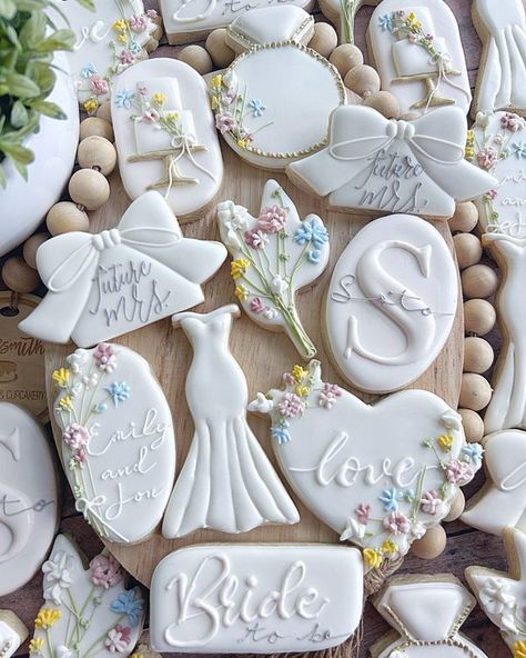 Cakesmith Baking Co. Yes To The Dress Cookies, Dress Cookies, Cookies Theme, Artificial Dyes, Say Yes To The Dress, Bridal Shower Cookies, Natural Food Coloring, Cookie Business, Cookie Inspiration