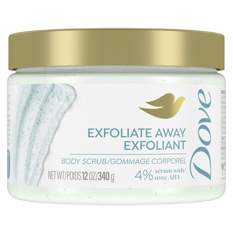 Body Love Exfoliate Away Body Scrub Dove Body Love, Rough Bumpy Skin, Silky Smooth Skin, Love Body, Deep Exfoliation, Bumpy Skin, Exfoliating Body Scrub, Body Polish, Natural Moisturizer