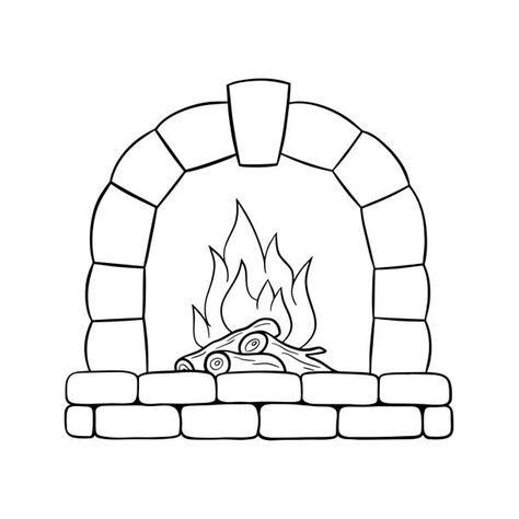 5 Drawing Of Stone Fireplace Illustrations & Clip Art - iStock Easy Fireplace Drawing, Fireplace Doodle, Cartoon Fireplace, Christmas Fireplace Drawing, Draw A Fireplace, Fireplace Cartoon, Winter Drawings Easy, Fireplace Sketch, Fireplace Cards