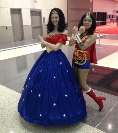 My next wedding dress. Lol!!! Wonder Woman Wedding, Amazonian Warrior, Wonder Woman Cosplay, Geek Wedding, Woman Costume, Dc Cosplay, Wonder Woman Costume, Steampunk Cosplay, Christmas Party Dress