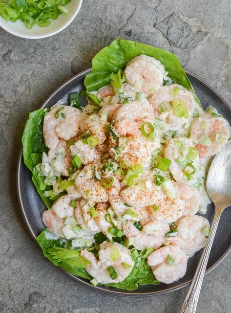 Crab Cakes to Fish Tacos: 16 Sensational Seafood Recipes - Once Upon a Chef Old Bay Shrimp Salad, Bay Shrimp Salad, Green Shrimp, Old Bay Shrimp, Shrimp Salad Recipe, Cabin Food, Burger Bowl, Best Shrimp Recipes, Sea Food Salad Recipes