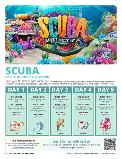 Scuba_ThemePreviews_VBS2024.pdf | Powered by Box Scuba Vbs, Vbs Themes, Vbs 2024, Vbs Ideas, Mission Trip, Olive Grove, Missions Trip, Living Water, Belize