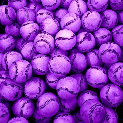 Purple Baseballs Colorado Rockies Purple Monday. Colorado Rockies, Purple Aesthetic, Softball, Colorado, Baseball, Purple